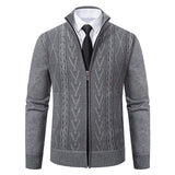 Casaco Masculino Casual De Inverno De Malha - Promoção de Inverno 2025