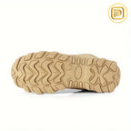 Kit Bota Tática Militar Volmar Masculina em Couro Legítimo e Nylon + BRINDES: Cinto, Carteira e Relógio Tático